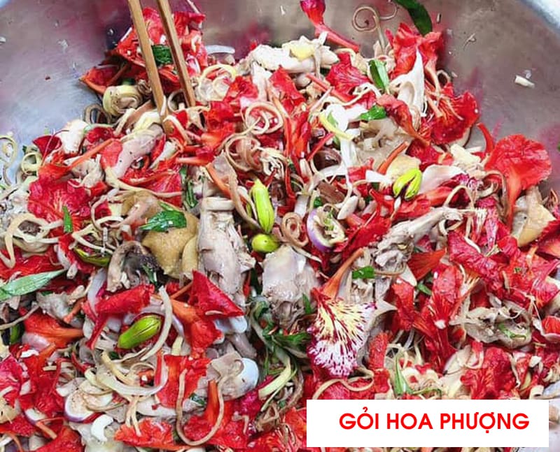 Gỏi hoa phượng