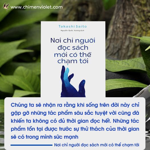 Review : Nơi chỉ người đọc sách mới có thể chạm tới - Takashi Saito 5 nơi chỉ người đọc sách mới có thể chạm tới