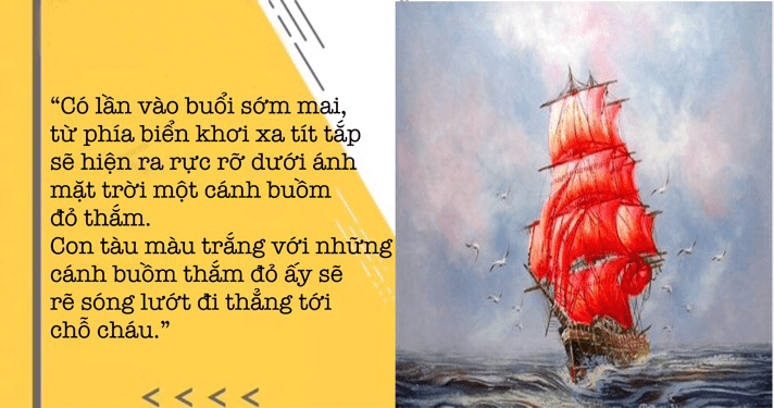 cánh buồm đỏ thắm
