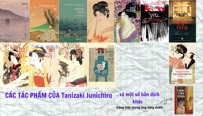 Một số nhà văn Nhật Bản nổi bật có tác phẩm xuất bản ở Việt Nam 12 tác phẩm Tanizaki Junichiro
