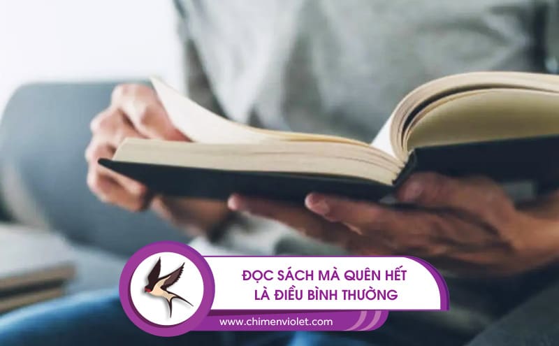 đọc sách và quên