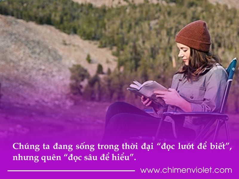 Đọc sách chậm nhưng sâu để sống với từng chữ 2 đọc sách chậm
