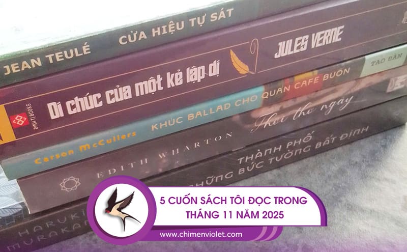 5 tiểu thuyết tháng 11