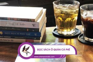 Đọc sách ở quán cà phê